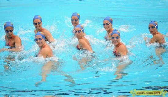 Las chicas nadadoras de sincronización de España3