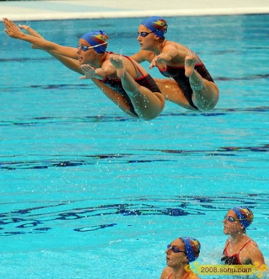 Las chicas nadadoras de sincronización de España5