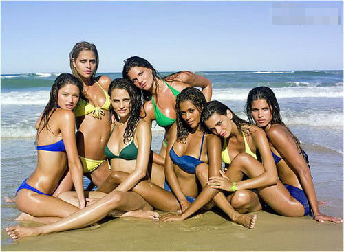 Chicas brasileñas,playa1