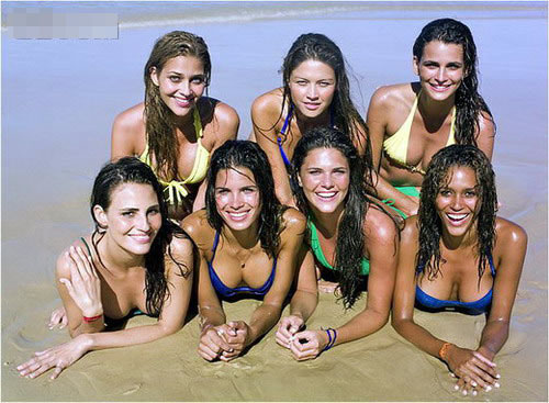 Chicas brasileñas,playa12