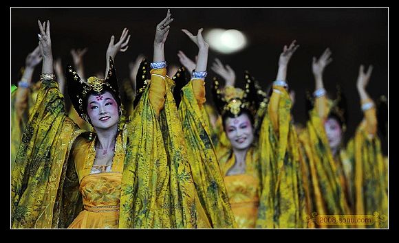 Representación de ópera tradicional china en inauguración de JJOO 5