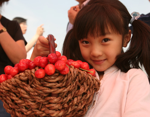 La niña preciosa en la inauguración de JJOO de Beijing 11