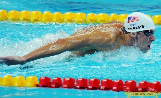 Beijing 2008-Natación: Phelps estrena el Cubo de Agua con un récord olímpico2