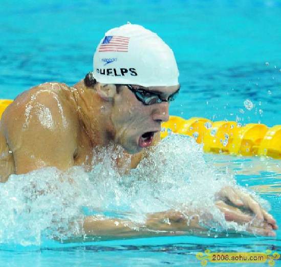 Beijing 2008-Natación: Phelps estrena el Cubo de Agua con un récord olímpico 4