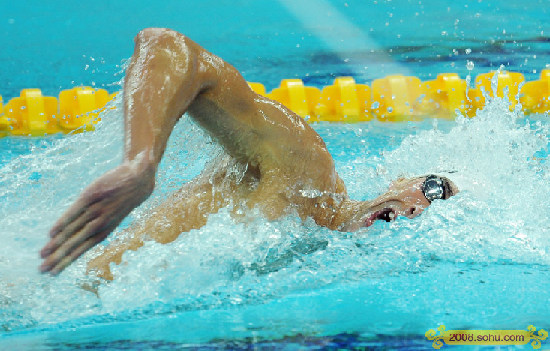 Beijing 2008-Natación: Phelps estrena el Cubo de Agua con un récord olímpico 6