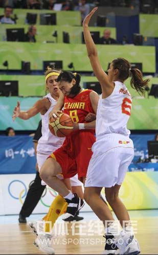 beijing 2008 Baloncesto femenino: China VS España 9