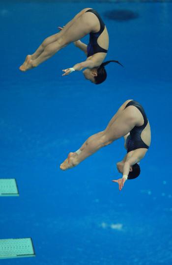 Guo Jingjing y Wu Minxia ganan medalla de oro en sincronizados 3m en JJOO de Beijing 6