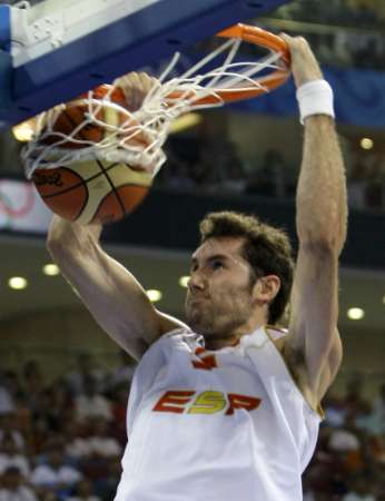 Los momentos interesantes en la competencia de baloncesto España vs Grecia 1