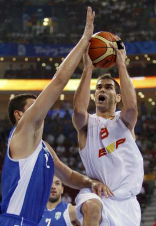 Los momentos interesantes en la competencia de baloncesto España vs Grecia 2