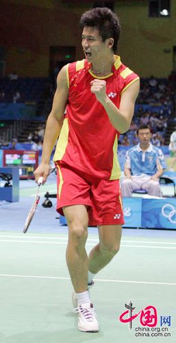 Cai Yun,Fu Haifeng entraron en dobles de ronda 8 de bádminton varonil5