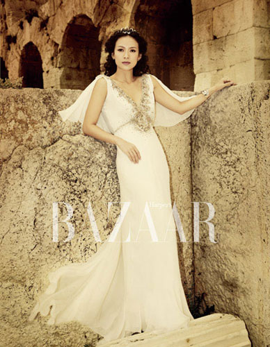 Nueva serie de fotos de Zhang Ziyi para Bazaar 3