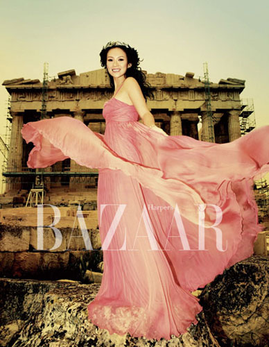 Nueva serie de fotos de Zhang Ziyi para Bazaar 4