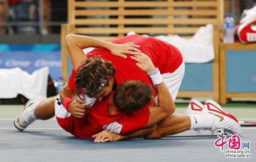 Federer y Wawrinka ganaron oro de tenis en dobles varonil4