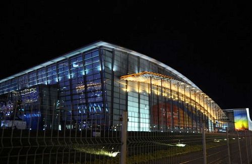 El Parque Olímpico precioso bajo la noche5
