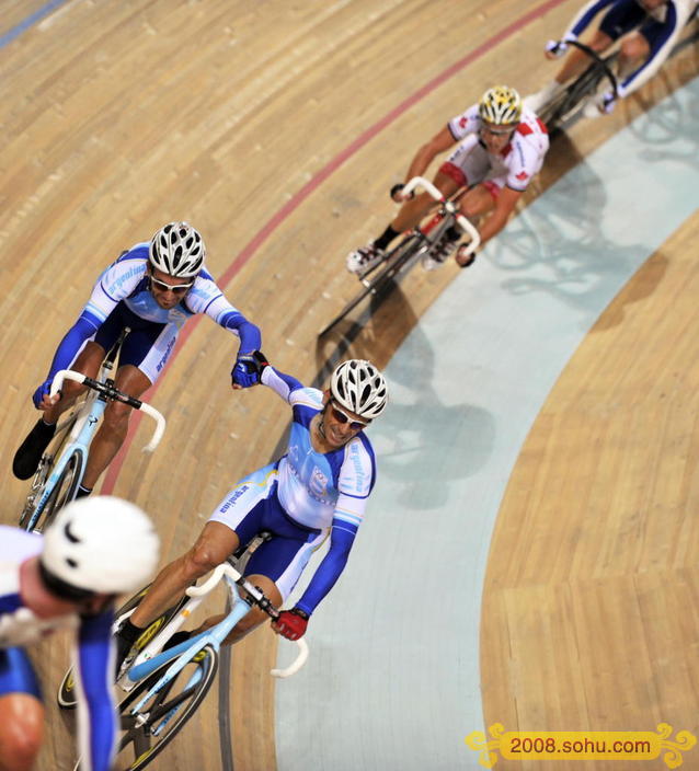 Argentina gana oro en ciclismo, los JJ.OO. de Beijing 6