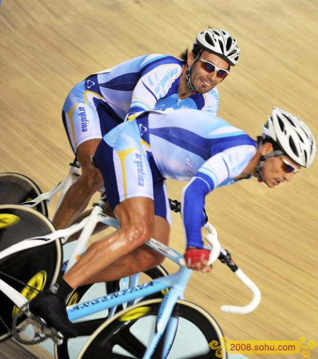 Argentina gana oro en ciclismo, los JJ.OO. de Beijing 5