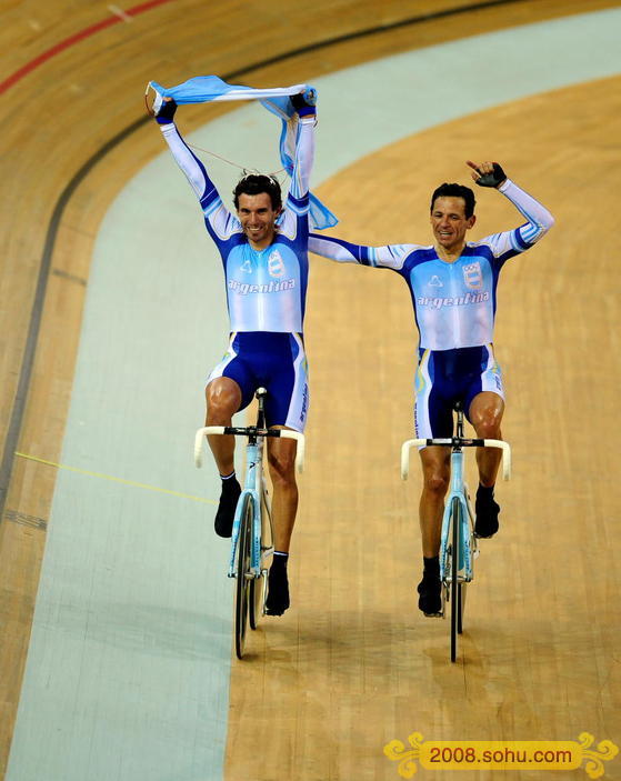 Argentina gana oro en ciclismo, los JJ.OO. de Beijing 4