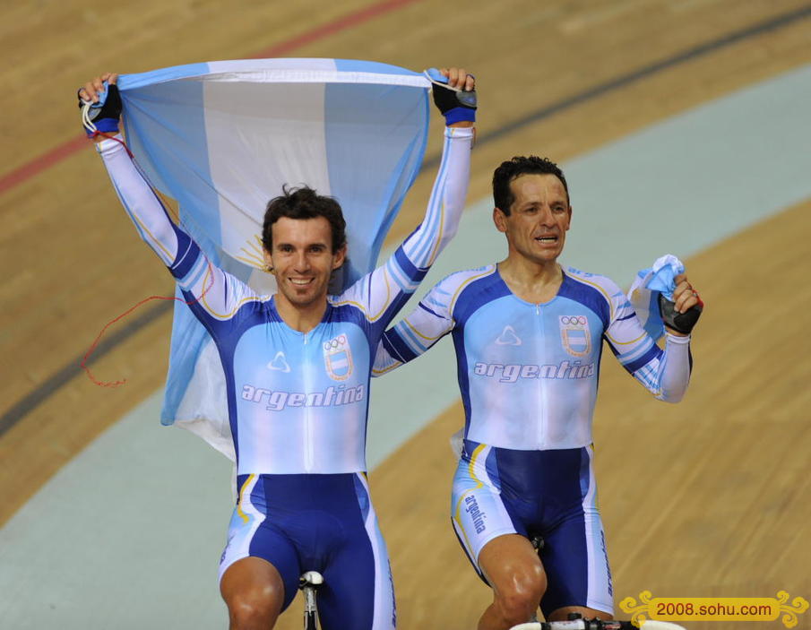 Argentina gana oro en ciclismo, los JJ.OO. de Beijing 3