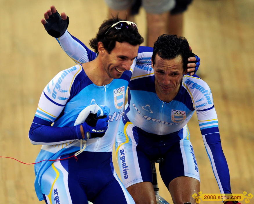 Argentina gana oro en ciclismo, los JJ.OO. de Beijing 2