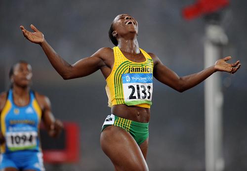 Beijing 2008-Atletismo: Jamaicana Campbell-Brown gana el oro en 200 metros 2