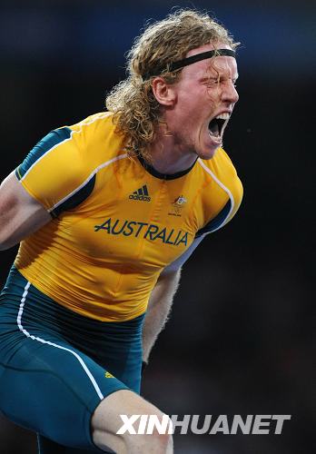 Beijing 2008 (URGENTE): Hooker de Australia gana oro en salto con garrocha masculino 2