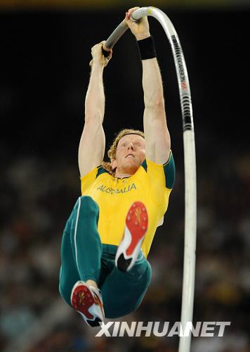 Beijing 2008 (URGENTE): Hooker de Australia gana oro en salto con garrocha masculino 3