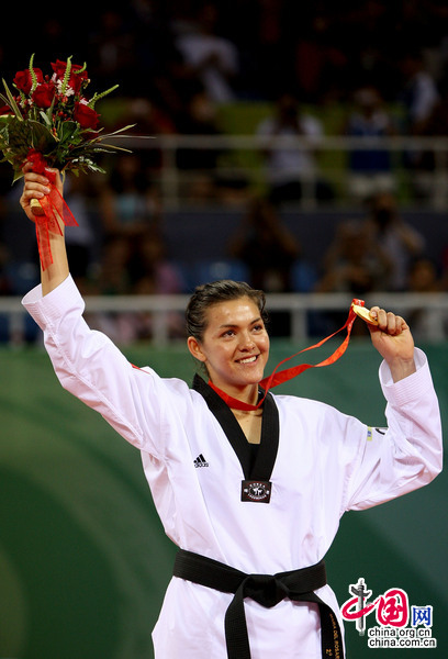 Beijing 2008: Gana oro María Espinoza de México en taekwondo de más de 67 kg 1