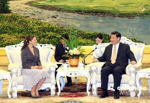 Vicepresidente chino se reúne con princesa sueca2