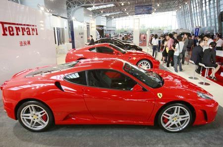 Exhibición de coches importados en Shanghai 20081