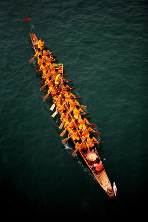 Regata de Dragón en el Río Rongjiang 4