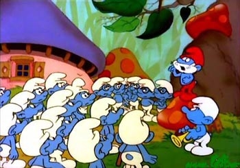 Bélgica celebra el 50 aniversario de los Pitufos1