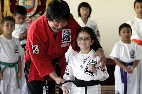 Niña de 7 años de cinturón negro de Karate5