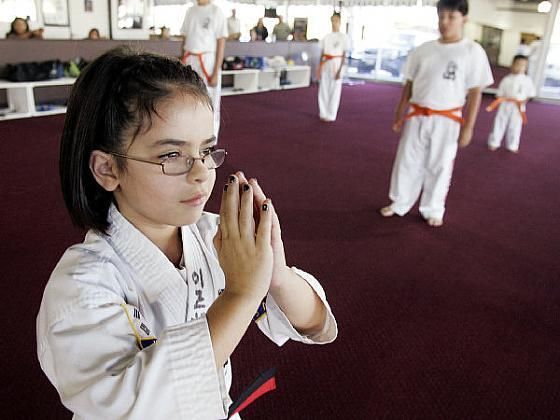 Niña de 7 años de cinturón negro de Karate8