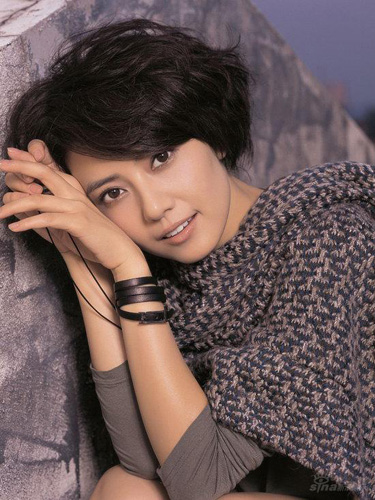 Actriz Gao Yuanyuan en estilo de otoño 3