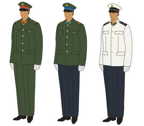 30 años del uniforme militar en China: Modelo 85 1