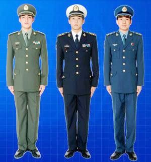 30 años del uniforme militar en China: Modelo 97 4