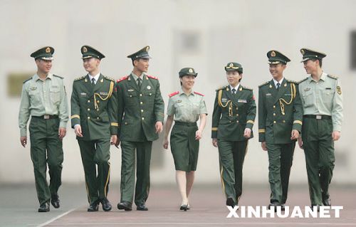 30 años del uniforme militar en China: Modelo 07 9