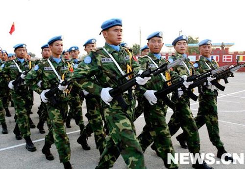 30 años del uniforme militar en China: Modelo 07 10