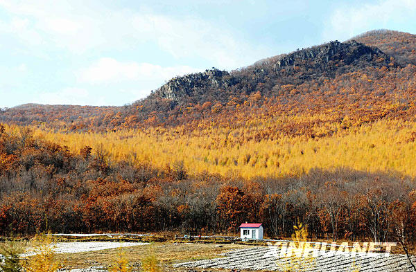 Otoño paisaje turismo China 6