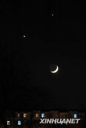 Milagro astronómico: Venus, Júpiter y la Luna 3