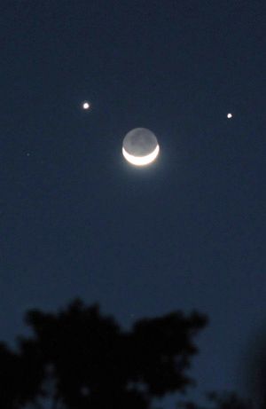 Milagro astronómico: Venus, Júpiter y la Luna 4