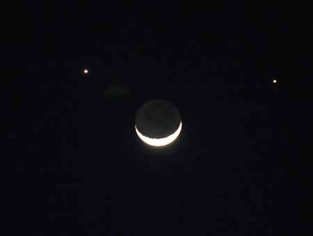 Milagro astronómico: Venus, Júpiter y la Luna 7