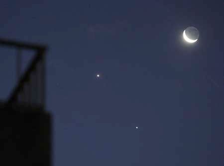 Milagro astronómico: Venus, Júpiter y la Luna 8