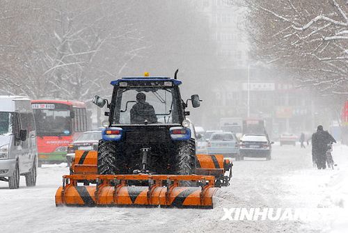 Afectarán tormentas de nieve este y noreste de China6