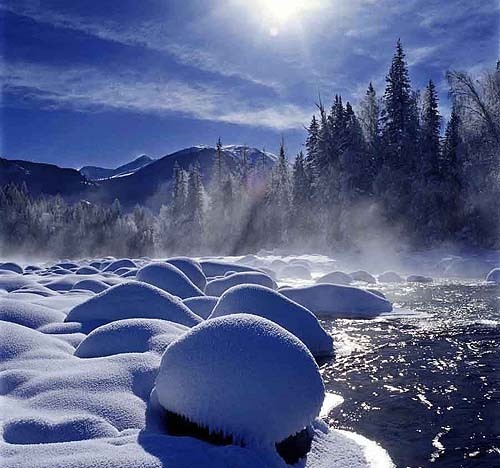 Parque natural en noroeste de China inaugura temporada de invierno3