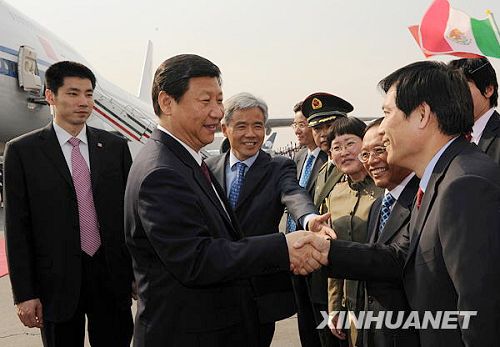 Llega a México vicepresidente chino para visita oficial2