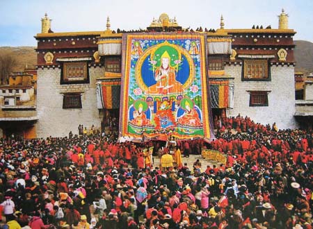 Tibetanos preparan Festival Losar1