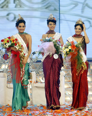 Ekta Choudhury gana título de Miss India Universe 3