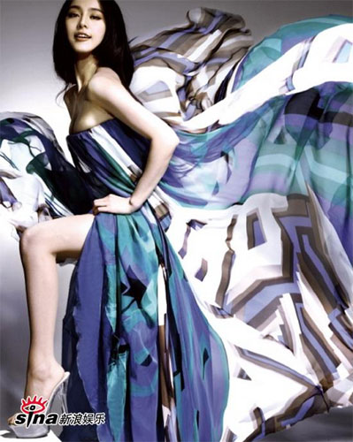 Fan Bingbing, modelo de portada de revista de HK 8