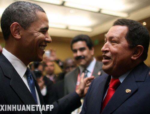 Chavez y Obama 2